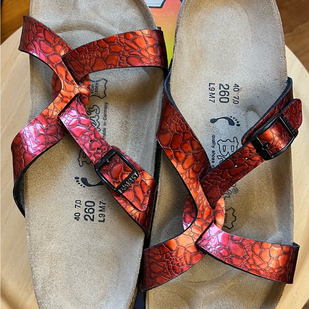 Birkenstock Red Sandals